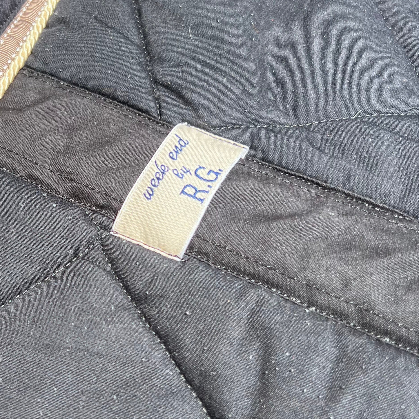 Tapis de selle RG — noir | Cheval