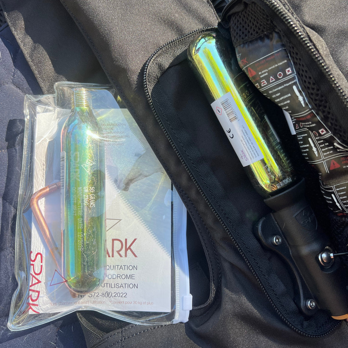 Airbag Spark|Neuf |TM (+2 cartouches)