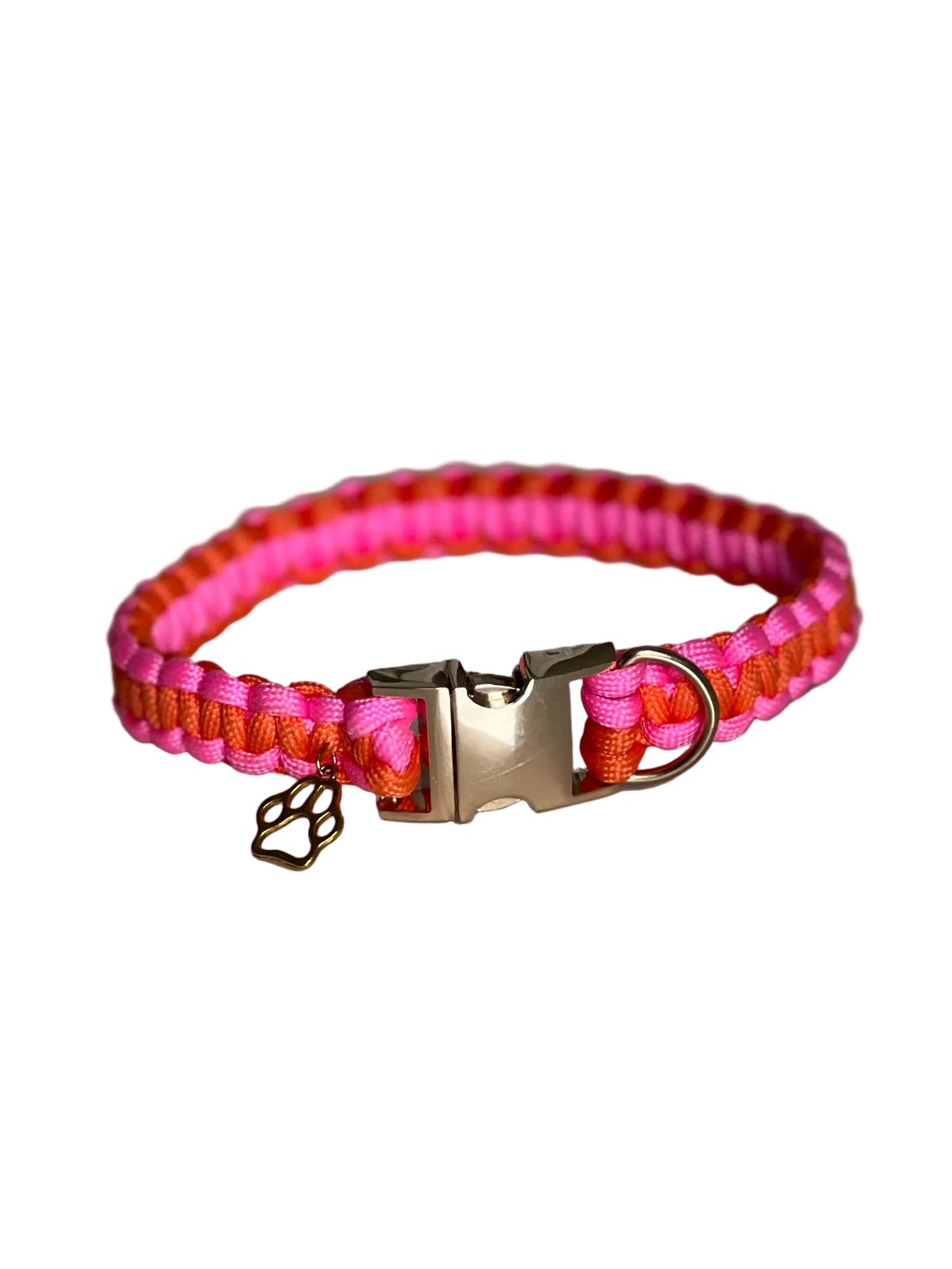Collier chien peach