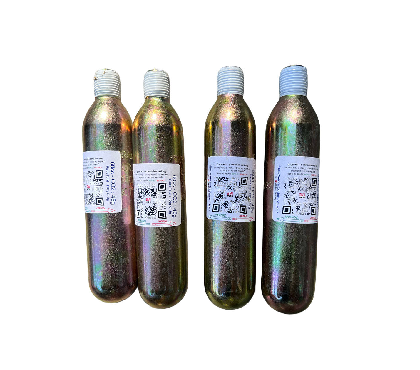 Cartouches airbag 60cc 45g