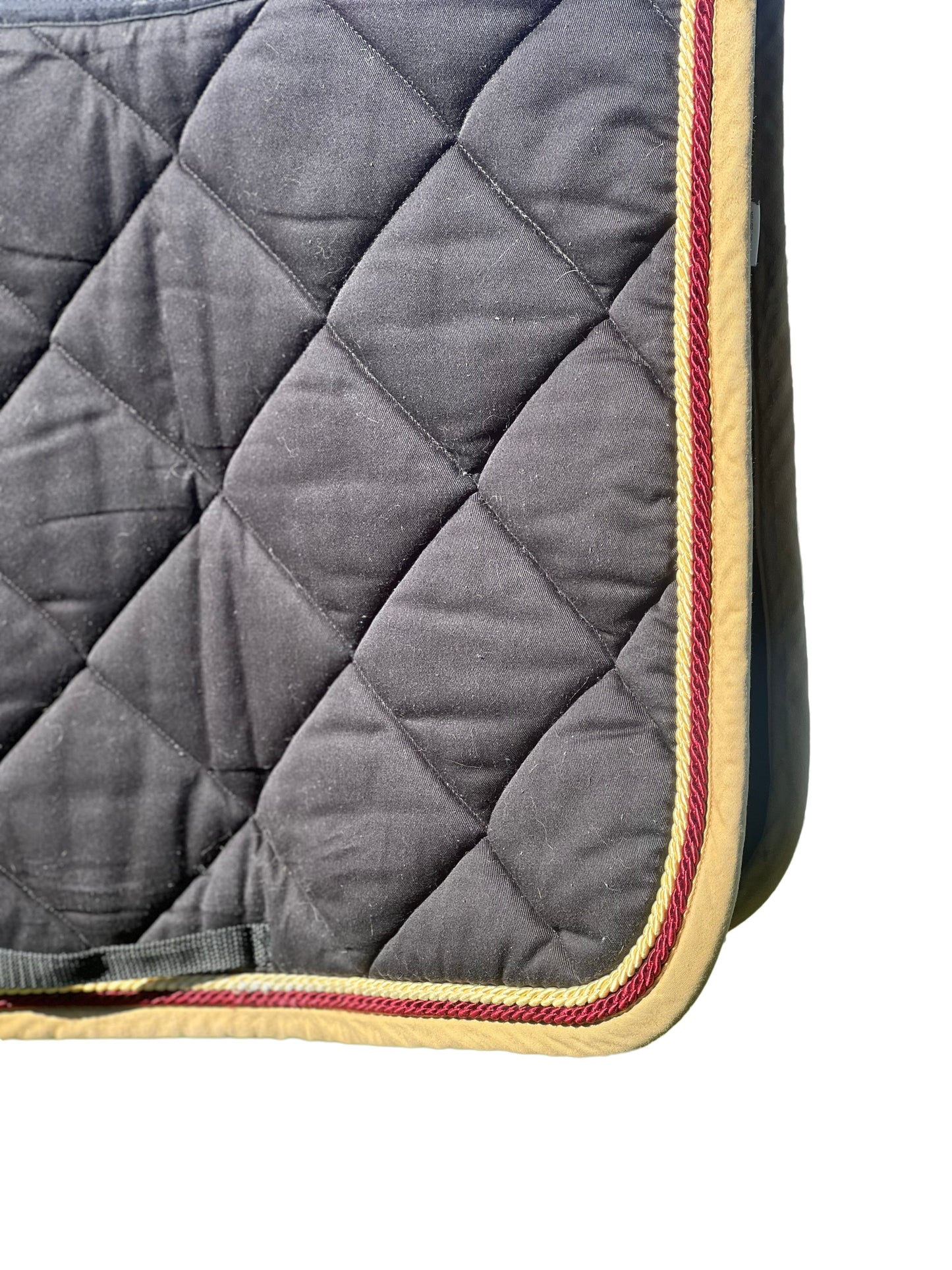 Tapis de selle RG — noir | poney