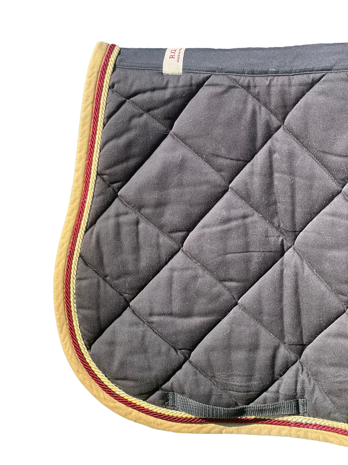 Tapis de selle RG — noir | poney
